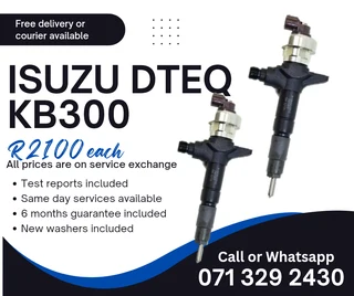 Isuzu Dteq Kb300 Injectors For Sale With Warranty