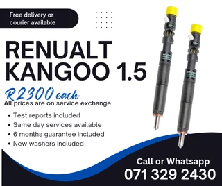 Renualt Kangoo 1.5 Injectors For Sale With Warranty