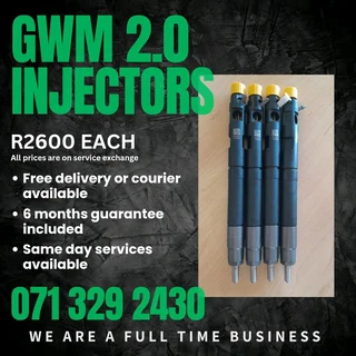 Gwm 2.0 Diesel Injectors For Sale With Warranty