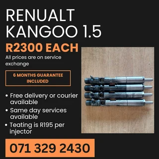 Renualt Kangoo 1.5 Injectors For Sale With Warranty