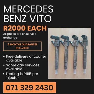Mercedes Benz Vito Injectors For Sale With Warranty