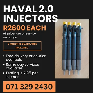 Haval 2.0 Injectors For Sale With Warranty