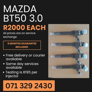 Mazda Bt50 3.0 Injectors For Sale With Warranty