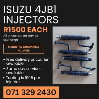 Isuzu 4jb1 Injectors For Sale With Warranty