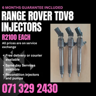 Range Rover Tdv8 Injectors For Sale With Warranty