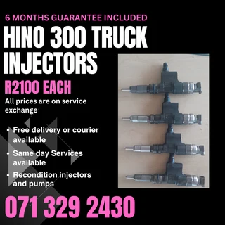 Hino 300 Truck Injectors For Sale With Warranty