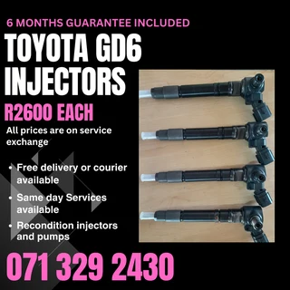 Toyota Gd6 Injectors For Sale With Warranty