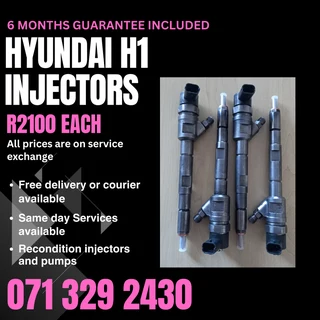 Hyundai H1 Bosch Injectors For Sale With Warranty
