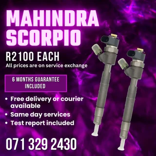 Mahindra Scorpio Injectors For Sale With Warranty