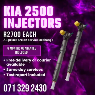 Kia 2500 Injectors For Sale With Warranty