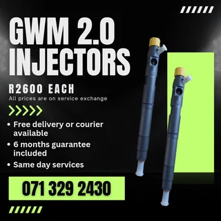 Gwm 2.0 Injectors For Sale With Warranty