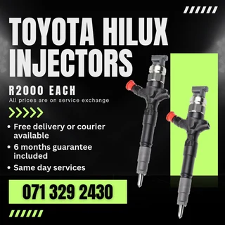 Toyota Hilux Injectors For Sale With Warranty