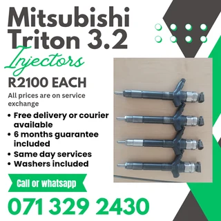 Mitshibishi Triton 3.2 Injectors For Sale With Warranty
