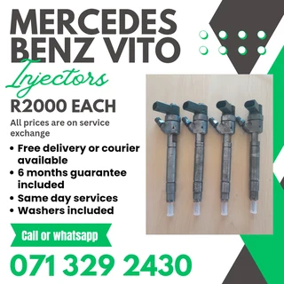 Mercedes Benz Vito Injectors For Sale With Warranty
