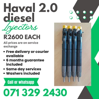 Haval 2.0 Injectors For Sale With Warranty