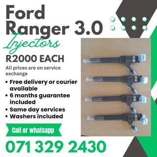 Ford Ranger 3.0 Injectors For Sale With Warranty