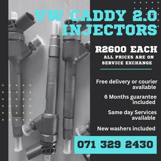 Vw Caddy 2.0 Injectors For Sale With Warranty
