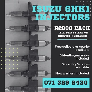 ISUZU 6HK1 INJECTORS FOR SALE WITH WARRANTY