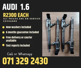 Audi 1.6 Injectors For Sale With Warranty