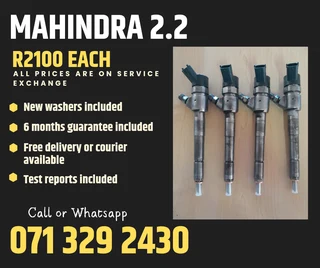 Mahindra 2.2 Injectors For Sale With Warranty