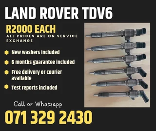 Land Rover Discovery Tdv6 Injectors For Sale With Warranty