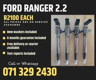 Ford Ranger 2.2 Injectors For Sale With Warranty