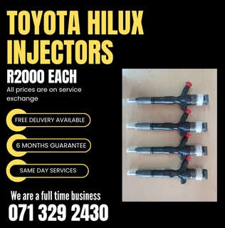 Toyota Hilux Injectors For Sale With Warranty