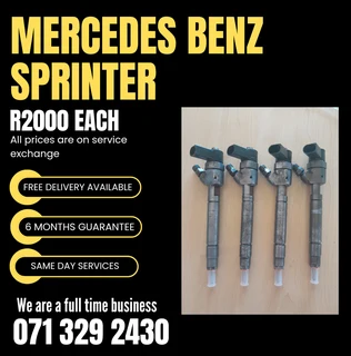 Mercedes Benz Sprinter Injectors For Sale With Warranty