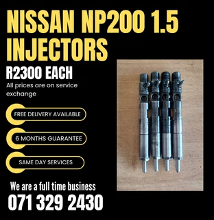 Nissan Np200 1.5 Injectors Forvsale With Warranty