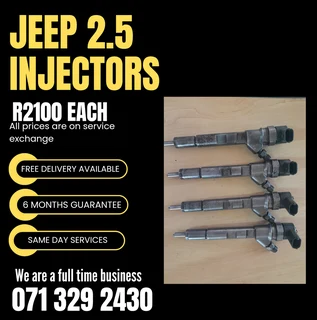 Jeep 2.5 Injectors For Sale With Warranty