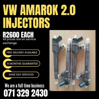 Vw Amarok 2.0 Injectors For Sale With Warrantt