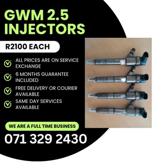 Gwm 2.5 Injectors For Sale With Warranty