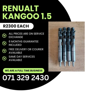 Renualt Kangoo 1.5 Injectors For Sale With Warranty
