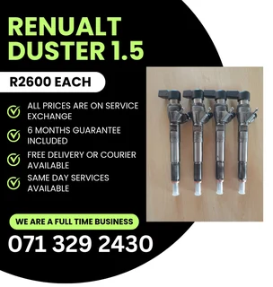 Renualt Duster 1.5 Injectors For Sale With Warranty