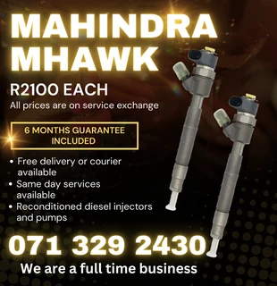 Mahindra Mhawk Injectors For Sale With Warranty