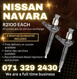Nissan Navara Injectors For Sale With Warranty