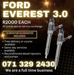 Ford Everest 3.0 Injectors For Sale With Warranty