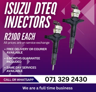 Isuzu Dteq Injectors For Sale With Warranty