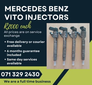 Mercedes Benz Vito Diesel Injectors For Sale With Warranty