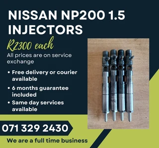 Nissan Np200 1.5 Diesel Injectorsvfor Sale With Warranty