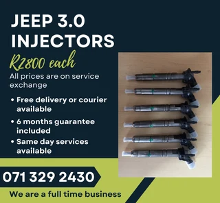 Jeep 3.0 Diesel Injectors For Sale With Warranty