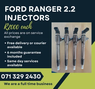 Ford Ranger 2.2 Injectors For Sale With Warranty