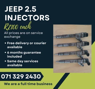 Jeep 2.5 Injectors For Sale With Warranty
