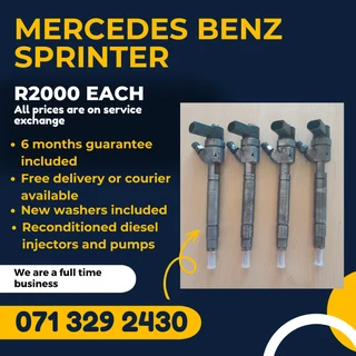 Mercedes Benz Sprinter Injectors For Sale With Warranty