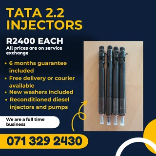 Tata 2.2 Injectors For Sale With Warranty