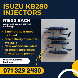 Isuzu Kb280 Injectors For Sale With Warranty