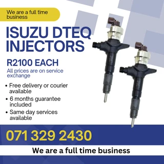 Isuzu Dteq Diesel Injectors For Sale With Warranty