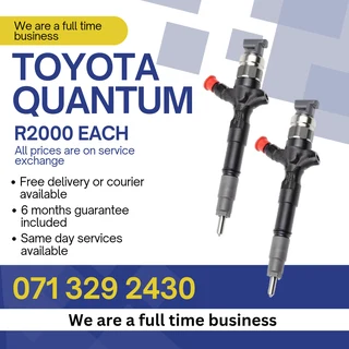 Toyota Quantum Diesel Injectors Fpr Sale With Warranty