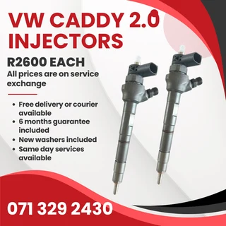 Vw Caddy 2.0 Injectors For Sale With Warranty