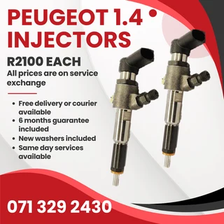 Peugeot 1.4 Injectors For Sale With Warranty
